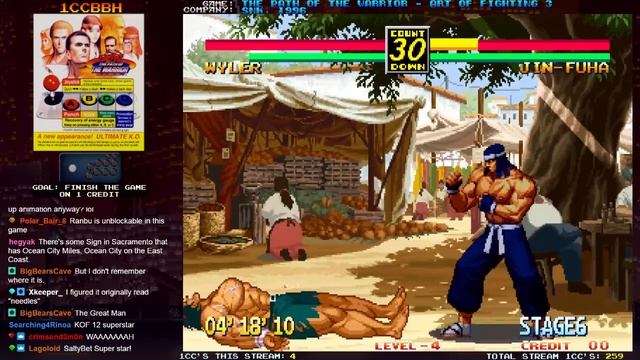 1CCBBH - 260. The Path of the Warrior: Art of Fighting 3 (Wyler, 1 Credit Clear) смотреть онлайн