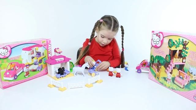 Приключения Хелло Китти на ферме - Игра с домиком на колесах и пикник смотреть онлайн