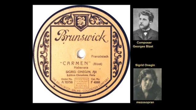 Alt ONEGIN HABANERA from Carmen G Bizet Brunswick no 70758 VTS 01 1 смотреть онлайн