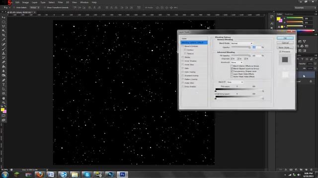 Glowing Stars Night Sky | Photoshop Tutorial смотреть онлайн