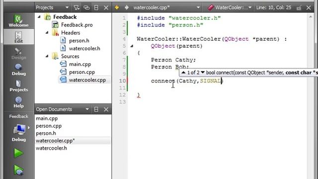 C++ Qt 62 - Viewer Feedback Signals and Slots in depth смотреть онлайн