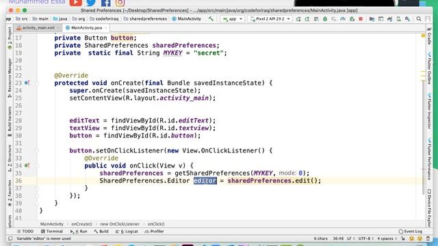 73 Android Studio Storage SharedPreferences смотреть онлайн