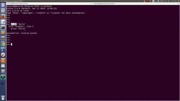 python File "stdin", line 1 SyntaxError: invalid syntax