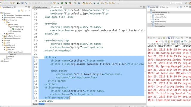 12. Integrating #ANGULAR and #SPRING project using #AJAX. смотреть онлайн