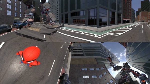 360° SPIDERMAN Virtual Reality Experience WEB SLINGING