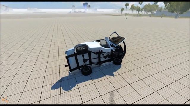 BeamNG.Drive Mod : DSC (Gavril Van) Pickup (Crash test) смотреть онлайн
