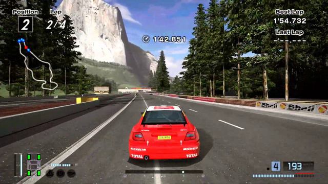 Gran Turismo 4 - Race - El Capitan Reverse - Citroen Xsara Rally Car смотреть онлайн