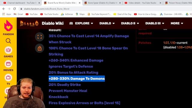 Diablo II Resurrected Rune Words - Brand (Jah Lo Mal Gul) смотреть онлайн
