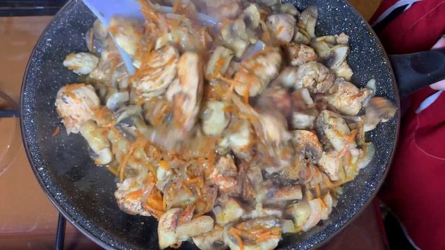 ЛЕНИВЫЙ УЖИН ? КУРИНАЯ ГРУДКА с ГРИБАМИ в СМЕТАННОМ СОУСЕ ? БЫСТО ❗️ ВКУСНО ❗️ ЭЛЕМЕНТАРНО ?? смотреть онлайн