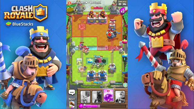 Прохождение Clash Royale - 2x2 Double Elixir Tournament - ЦЕЛЬ: 9 побед с Андромаликом смотреть онлайн