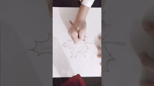 Осень???. Рисуем КЛЕНОВЫЙ лист?! смотреть онлайн