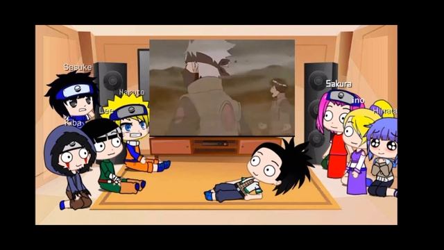 Naruto and friends react to sad naruto and konoha hero || Gacha react video смотреть онлайн