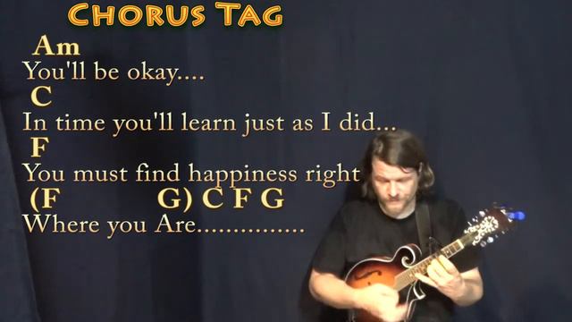 Where You Are (Moana) Mandolin Cover Lesson with Chords/Lyrics - Capo 4th Fret смотреть онлайн