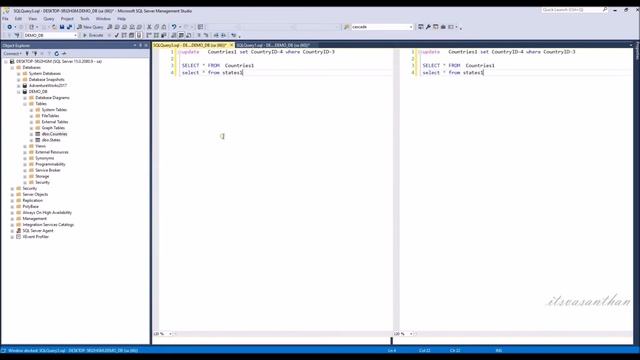 36.UPDATE CASCADE in SQL Server смотреть онлайн