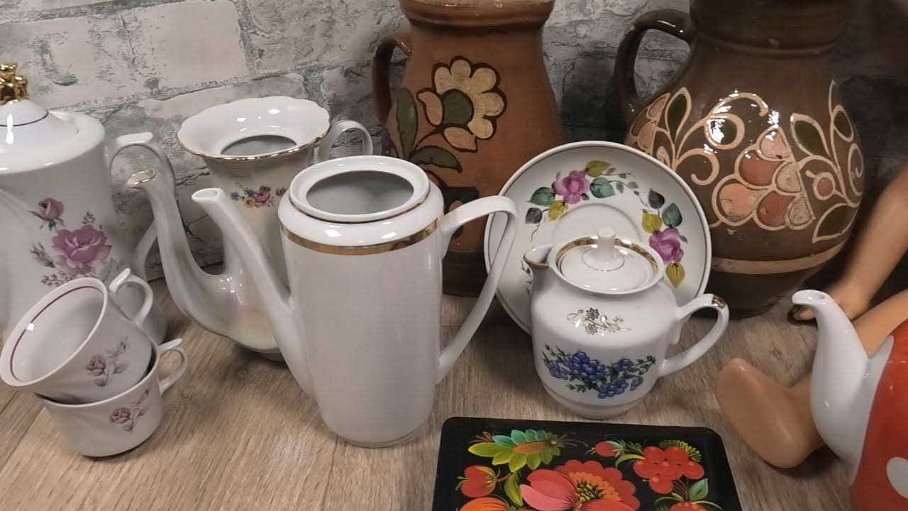 Обзор ретро покупок с барахолки | Антиквариат | Винтаж | Фарфор смотреть онлайн