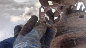 Регулировка шкворня Уаз, колхозные мосты.Проводим выходные с пользой....