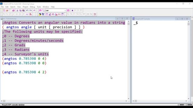 AutoLISP Tutorial | AutoLISP "A" functions | AutoLISP programming смотреть онлайн
