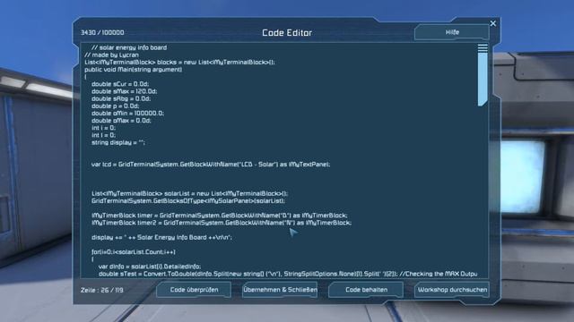 [DE] Space Engineers - Script Solar Day Night Detector Tutorial [HD] смотреть онлайн