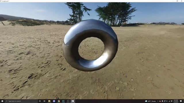 OpenGL CubeMap Skybox, Phong Shading, Reflections смотреть онлайн