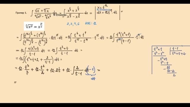 Интегралы 8.5. Неопределенный интеграл с корнями _ как решать (720p)