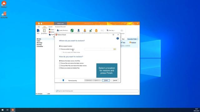 How to restore a backup with FBackup 9 смотреть онлайн