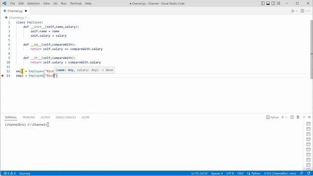 #74 Python for Beginners: How To Compare Class Objects In Python смотреть онлайн