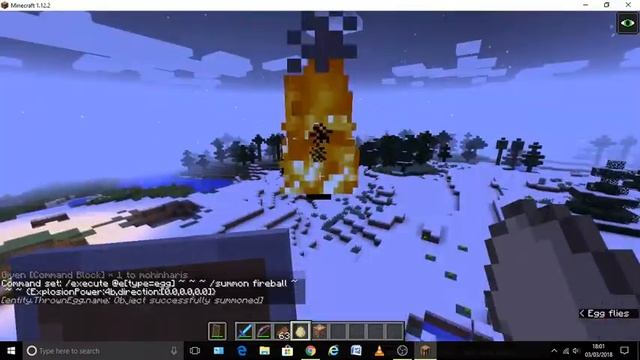 How to shoot Fireballs in Minecraft 1.12.2!! смотреть онлайн