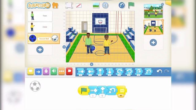 Урок Scratch Junior Мультфильм «Друзья» смотреть онлайн