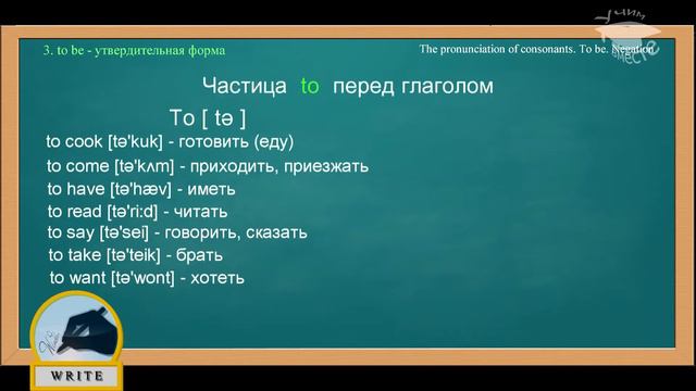 Английский. Урок 4. Произношение согласных. To be. Отрицание смотреть онлайн