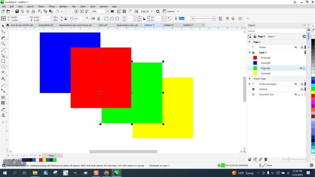 Corel Draw Tips & Tricks Docker Object or Object Manager to put in order смотреть онлайн