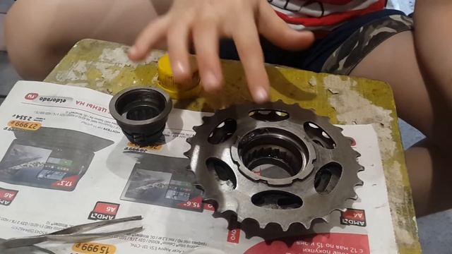 Восстановление детского велосипеда Atom matrix 200 s 2-я часть смотреть онлайн