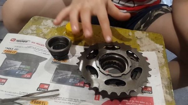 Восстановление детского велосипеда Atom matrix 200 s 2-я часть