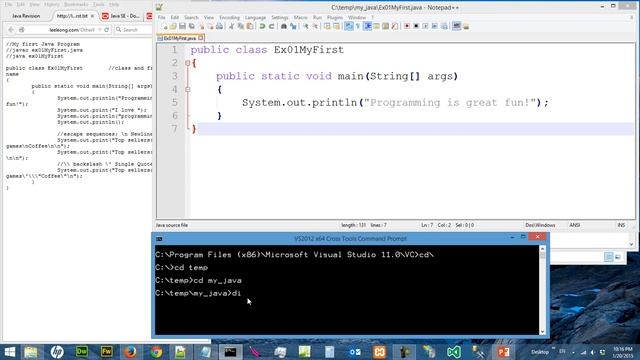 Java 003 setup java SE JDK in windows 8.1 - 3 смотреть онлайн
