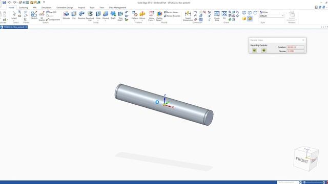 Solid Edge, Drawing of Active Model = 2 drawings смотреть онлайн