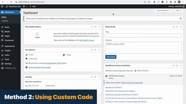 How to Add Code in WordPress Header and Footer - With/Without Plugin (Hindi) смотреть онлайн