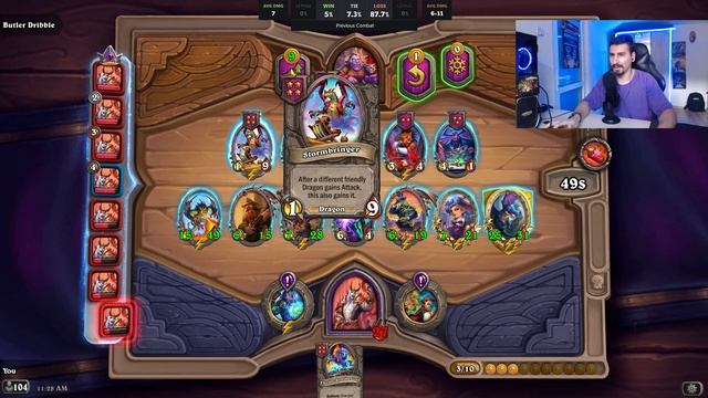 All Heroes Are Sire Denathrius! Triple Kalaecgos Ultra Dragons | Christian Hearthstone Battleground смотреть онлайн