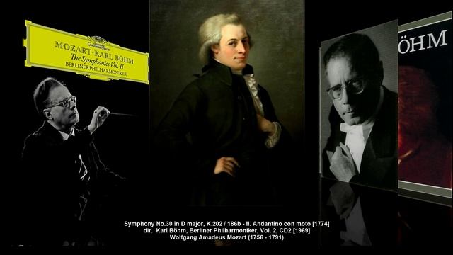 W.A. Mozart - Symphony No.30 in D major K.202 (dir. Karl Böhm, Berliner Philharmoniker, 1969) смотреть онлайн
