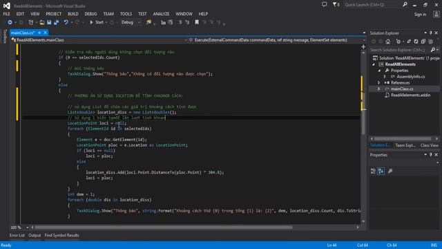 [Revit API] Tính khoảng cách giữa các đối tượng chọn смотреть онлайн
