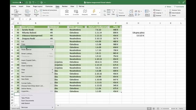 11 sjajnih funkcionalnosti Excel tabela смотреть онлайн