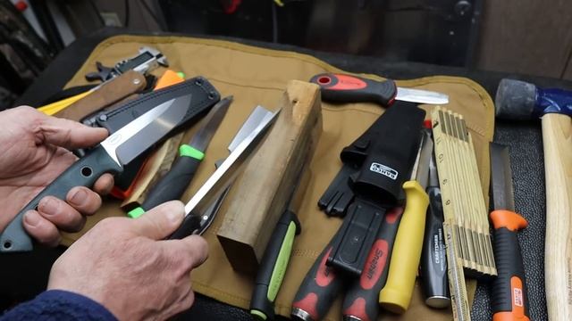 Chisel Knives: Bahco, Mora And Hultafors.