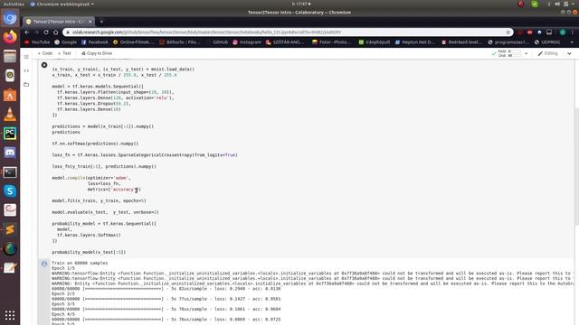 python mnist смотреть онлайн