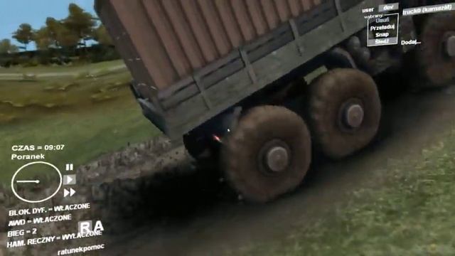 Spin Tires 2013 Dev Demo KamazM + Container смотреть онлайн