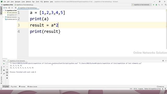 Repetition of List in Python || Tutorial - 57 || Python Tutorial смотреть онлайн