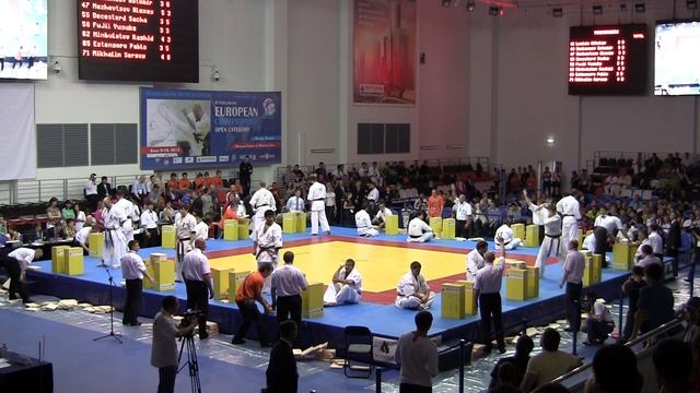 Тамешивари (Kyokushin tameshivari) Чемпионат Европы KWU 2012 смотреть онлайн