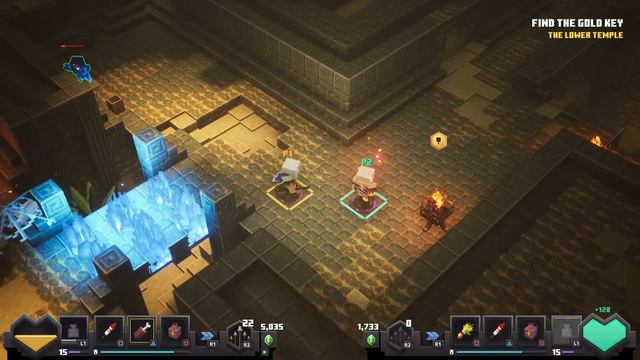 Minecraft DUNGEONS PS5 смотреть онлайн
