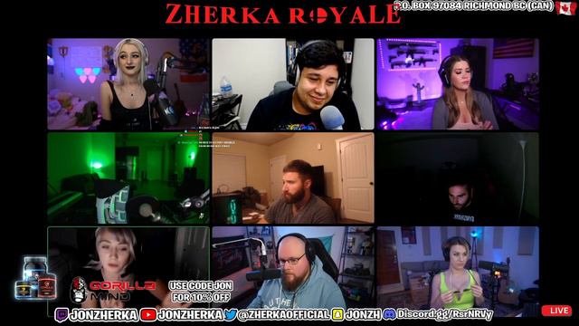 Zherka Royale Full Stream | Haz debates other Streamers about Gambling, The G Word, etc. смотреть онлайн