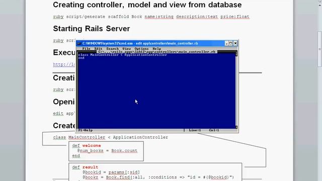 Execute Ruby on Rails Application on Windows with MySql смотреть онлайн