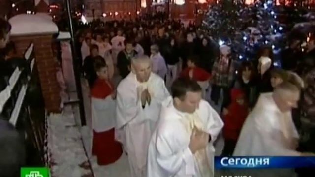 Katoliki i protestanty vstretili Rojdestvo Hristovo смотреть онлайн