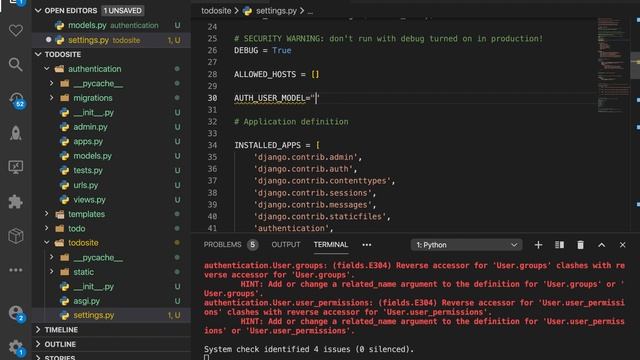 Abstract User Exploration and Custom User Model. Python Django Web Framework Course. #10 смотреть онлайн