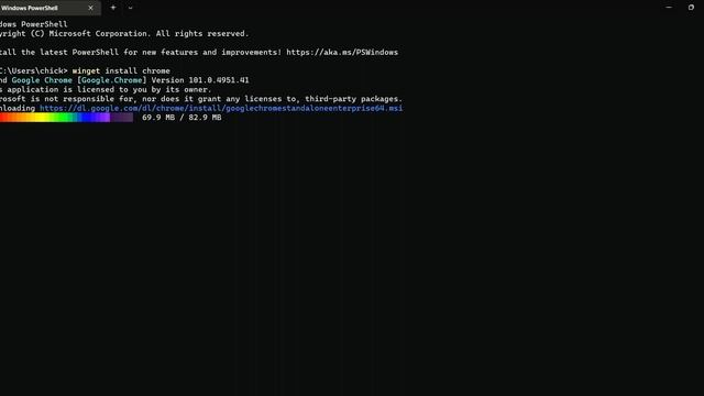 Installing chrome with winget смотреть онлайн